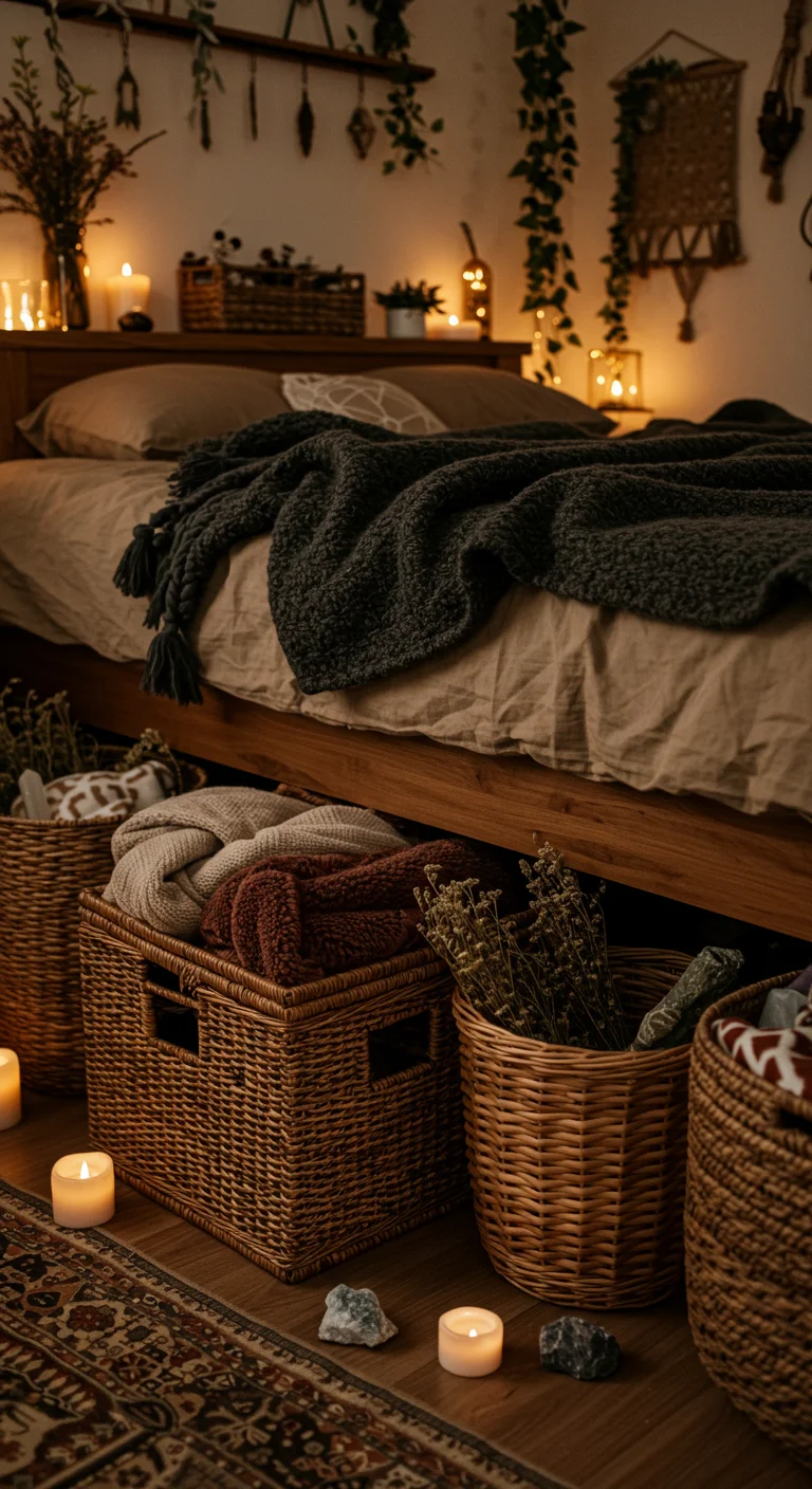 19. Woven Wicker: Baskets for a Cozy Touch