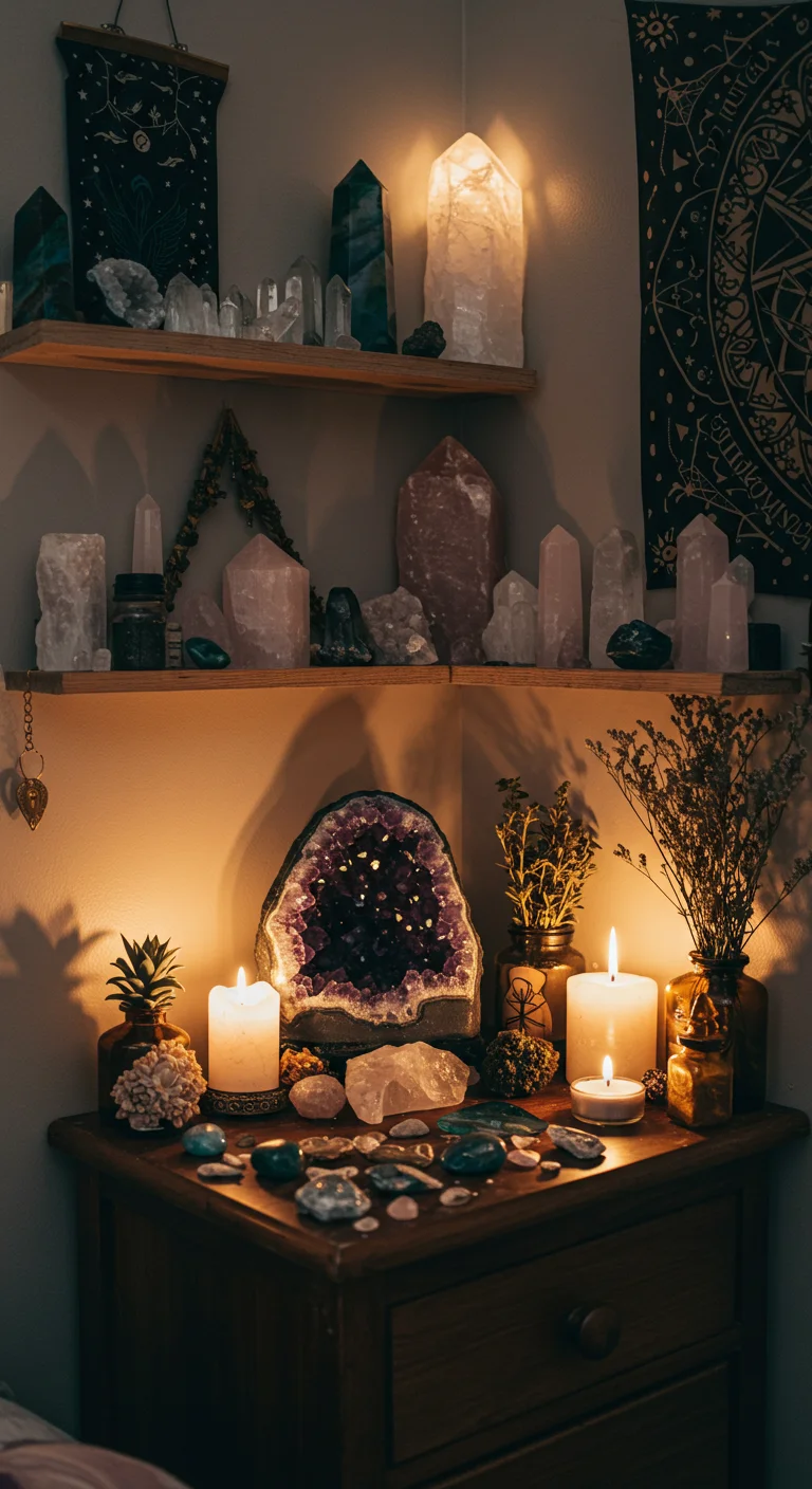 3. Crystal Accents: Harnessing the Power of Gemstones