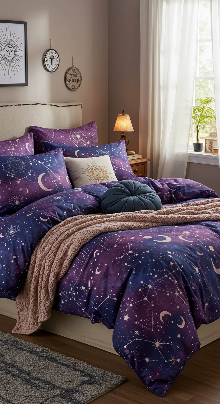 15. Witchy Textiles: Choosing the Right Bedding and Curtains