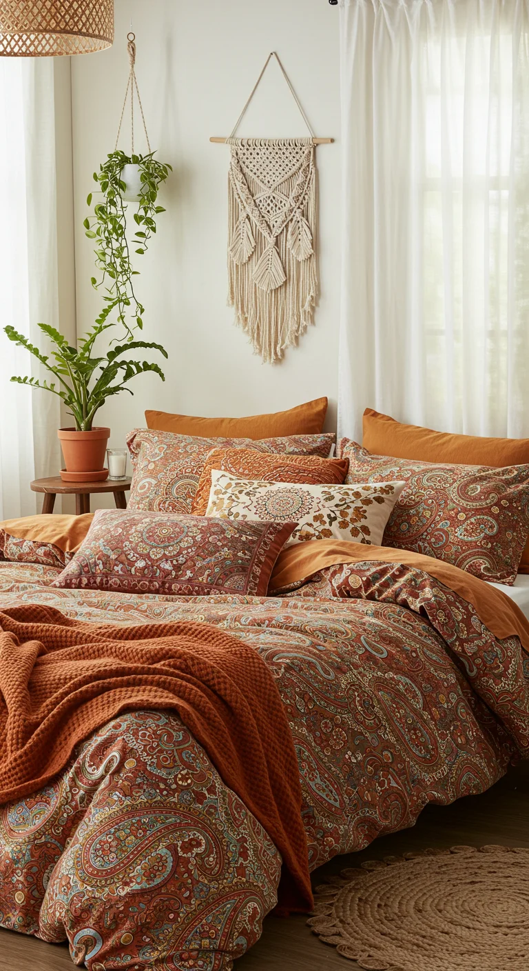 11. Boho Beddings: Patterns and Fabrics to Dream On