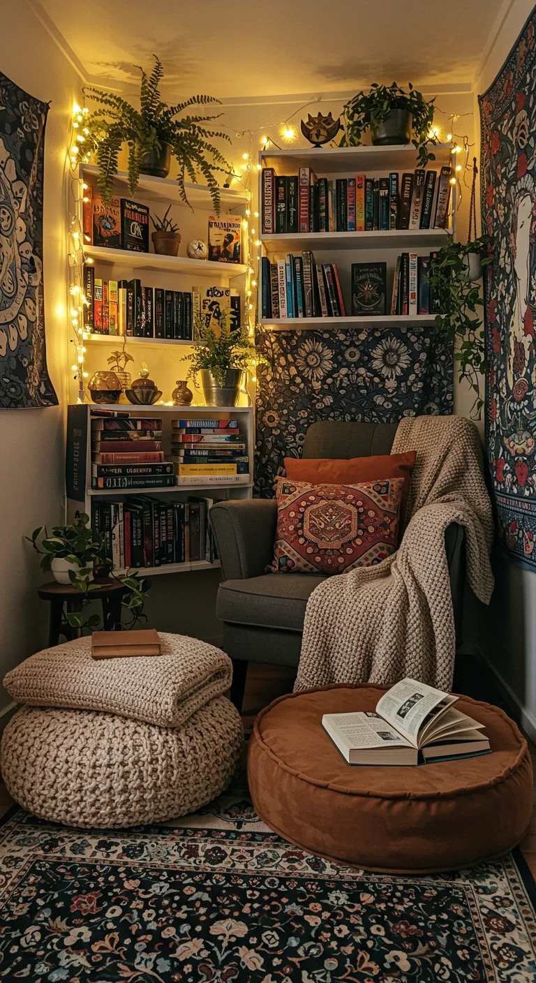 24. Themed Nooks: Cozy Reading Corners and Workspaces