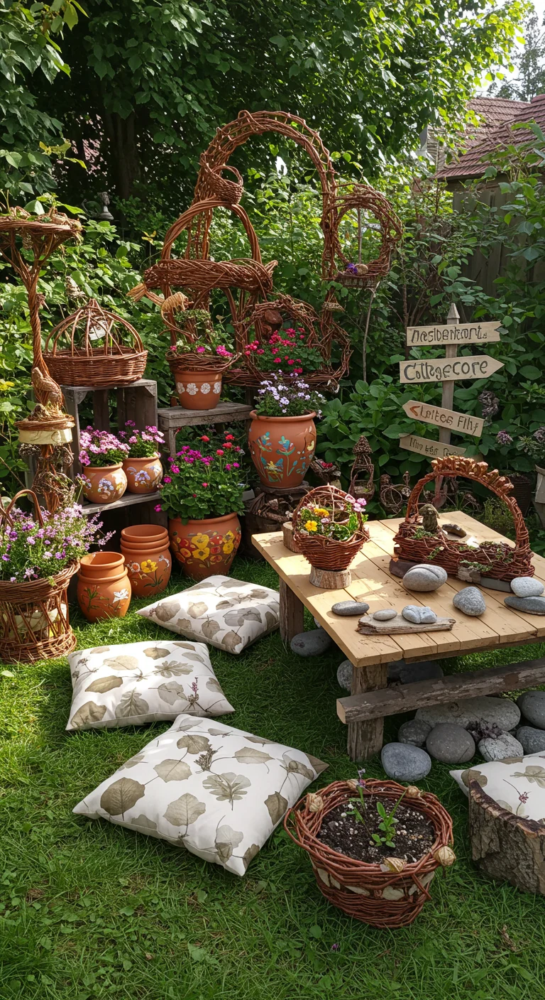 11. Nature-Inspired Art: Incorporating Handmade Crafts