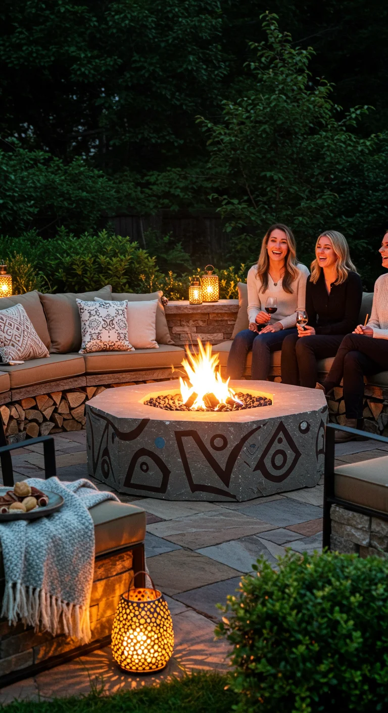 12. Artistic Flair: Unique Shapes and Designs for Fire Pits