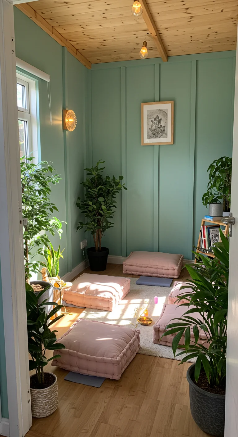 19. Mindful Moments: Incorporating Meditation Areas for Breaks