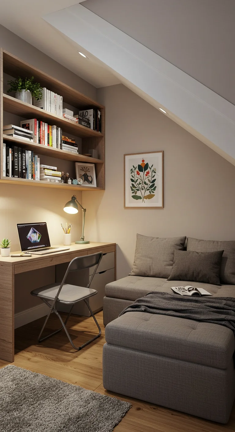 9. Multi-Functional Design: Study Spaces That Double as Guest Areas