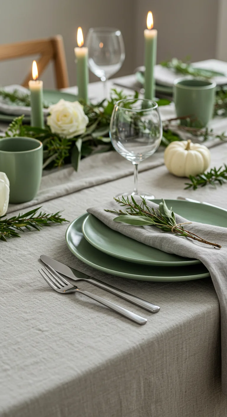 19. Elegant Flatware: Choosing the Right Silverware for Sage Settings