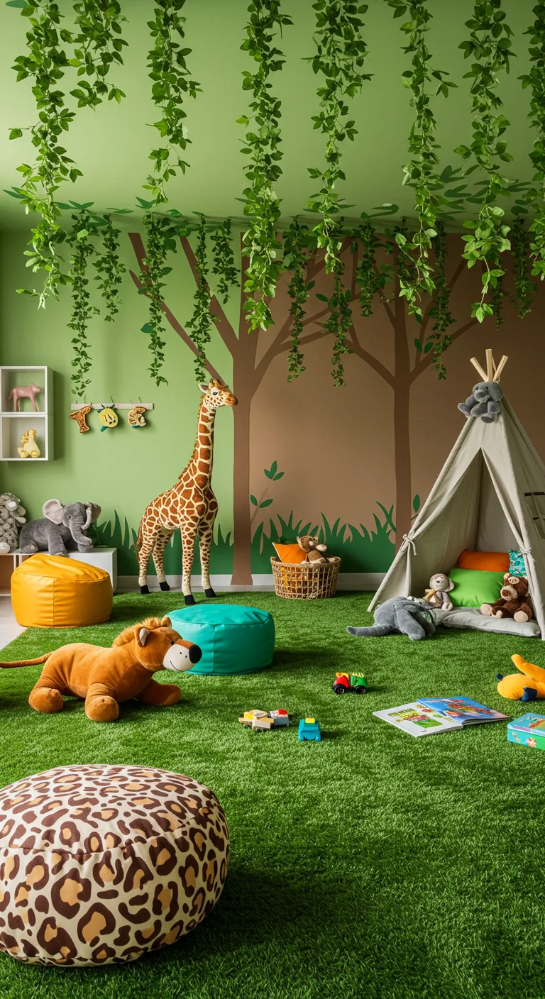 1. Adventure Awaits: Transforming Your Bonus Room into a Jungle Safari