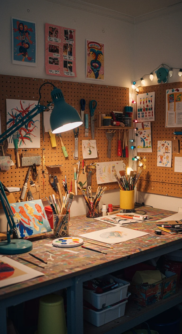 4. Artistic Haven: A Space for Creative Expression and Crafting