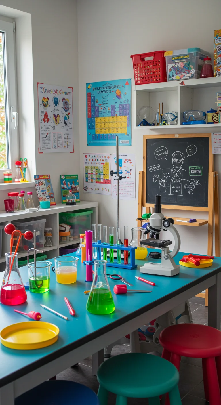 9. Science Lab: A Fun Space for Experimentation and Discovery