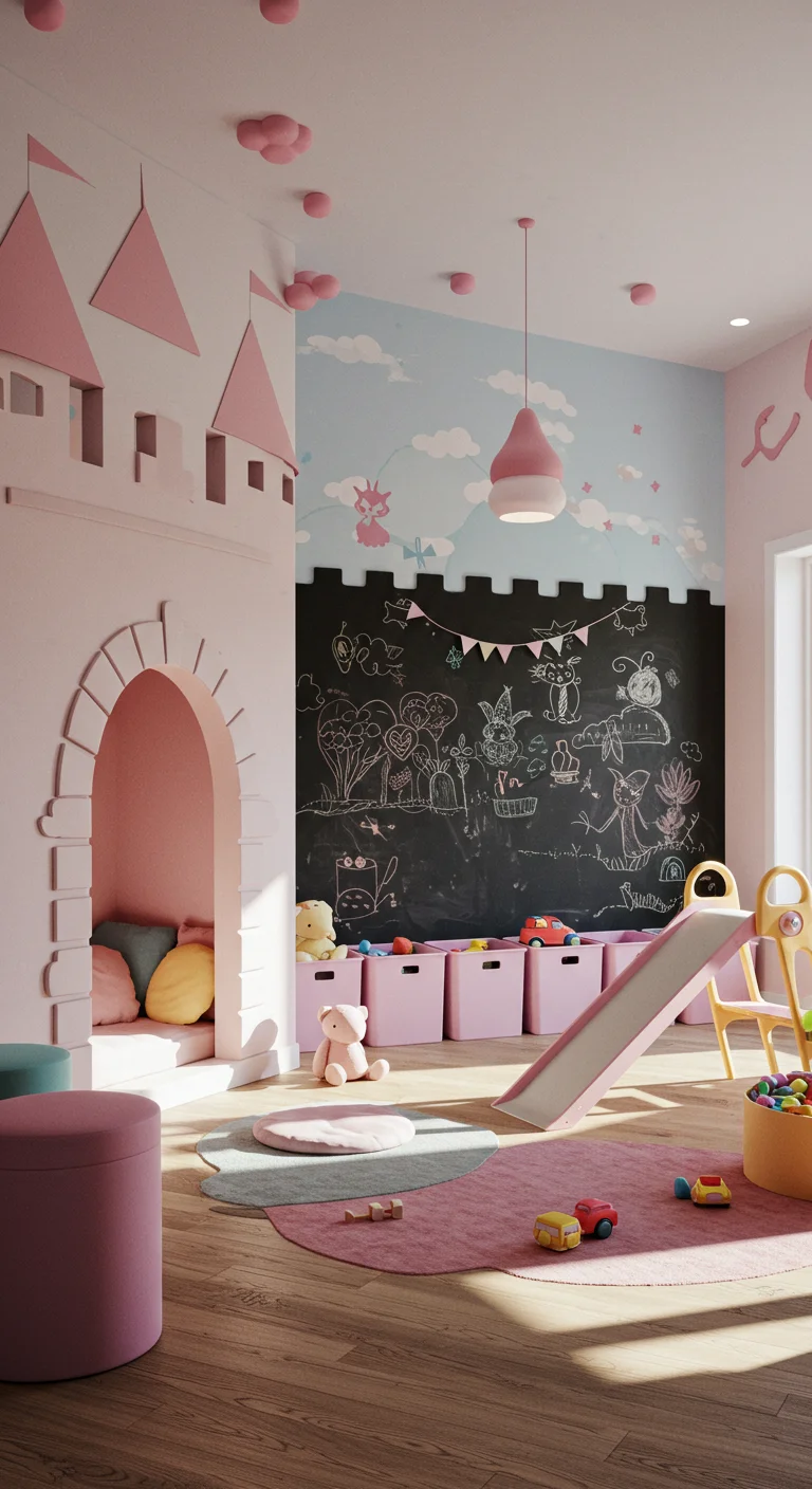 13. Themed Playroom: A Whimsical Wonderland for Imagination