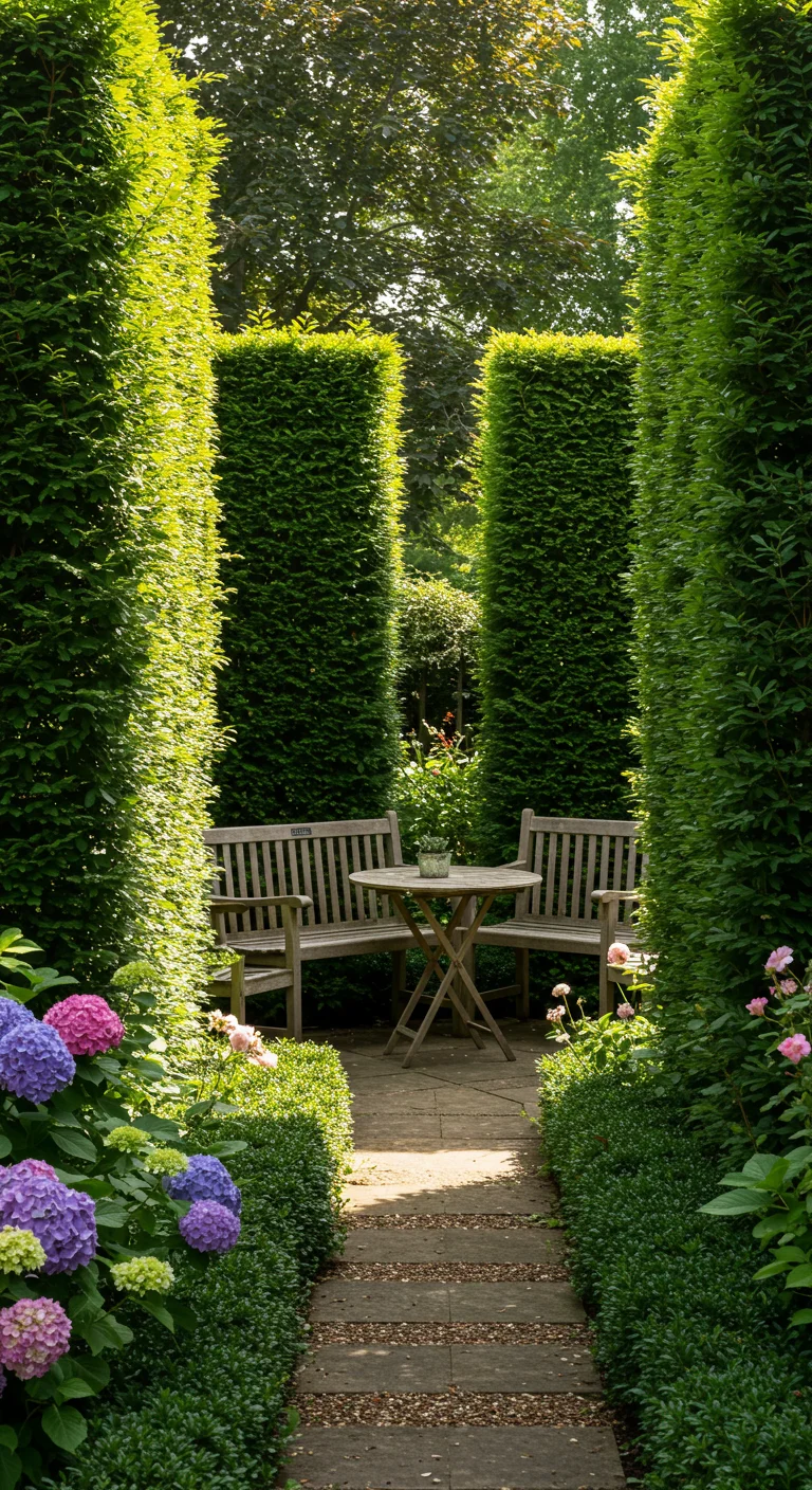 2. Lush Hedges: Nature's Living Walls for Privacy
