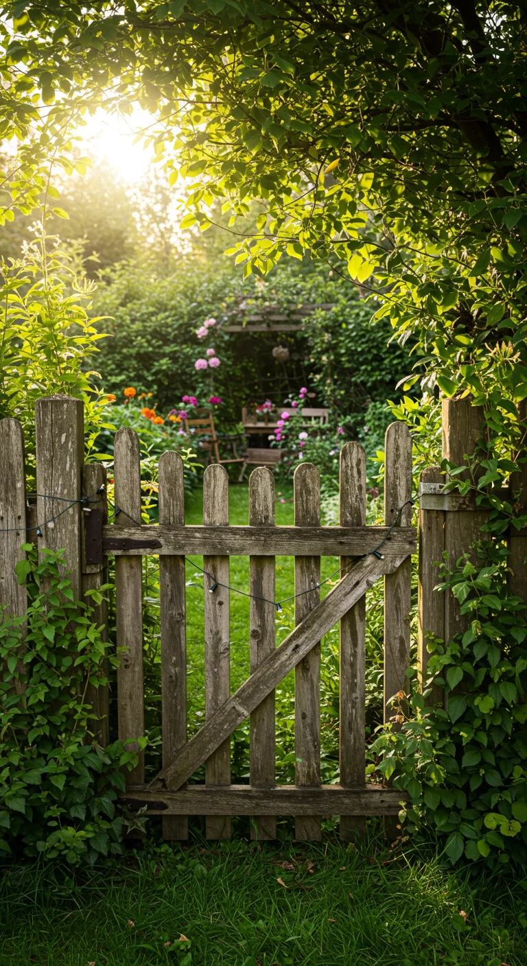 14. Rustic Fences: Defining Boundaries with Charm