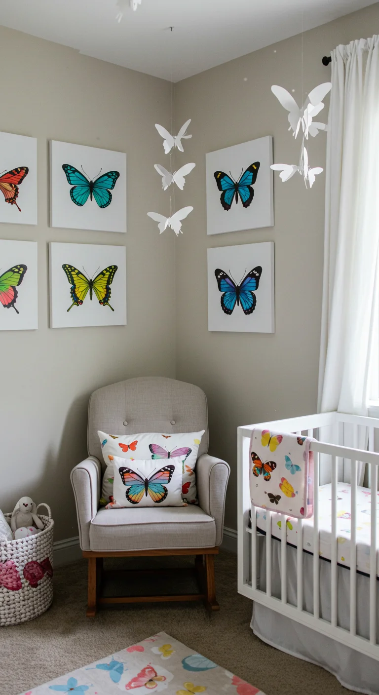 4. Butterfly-Themed Artwork: Capturing Nature's Beauty