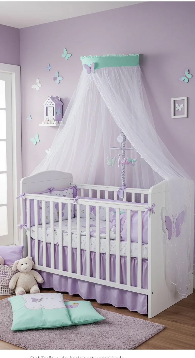 5. Enchanted Butterfly Crib: A Cozy Nest for your Little One