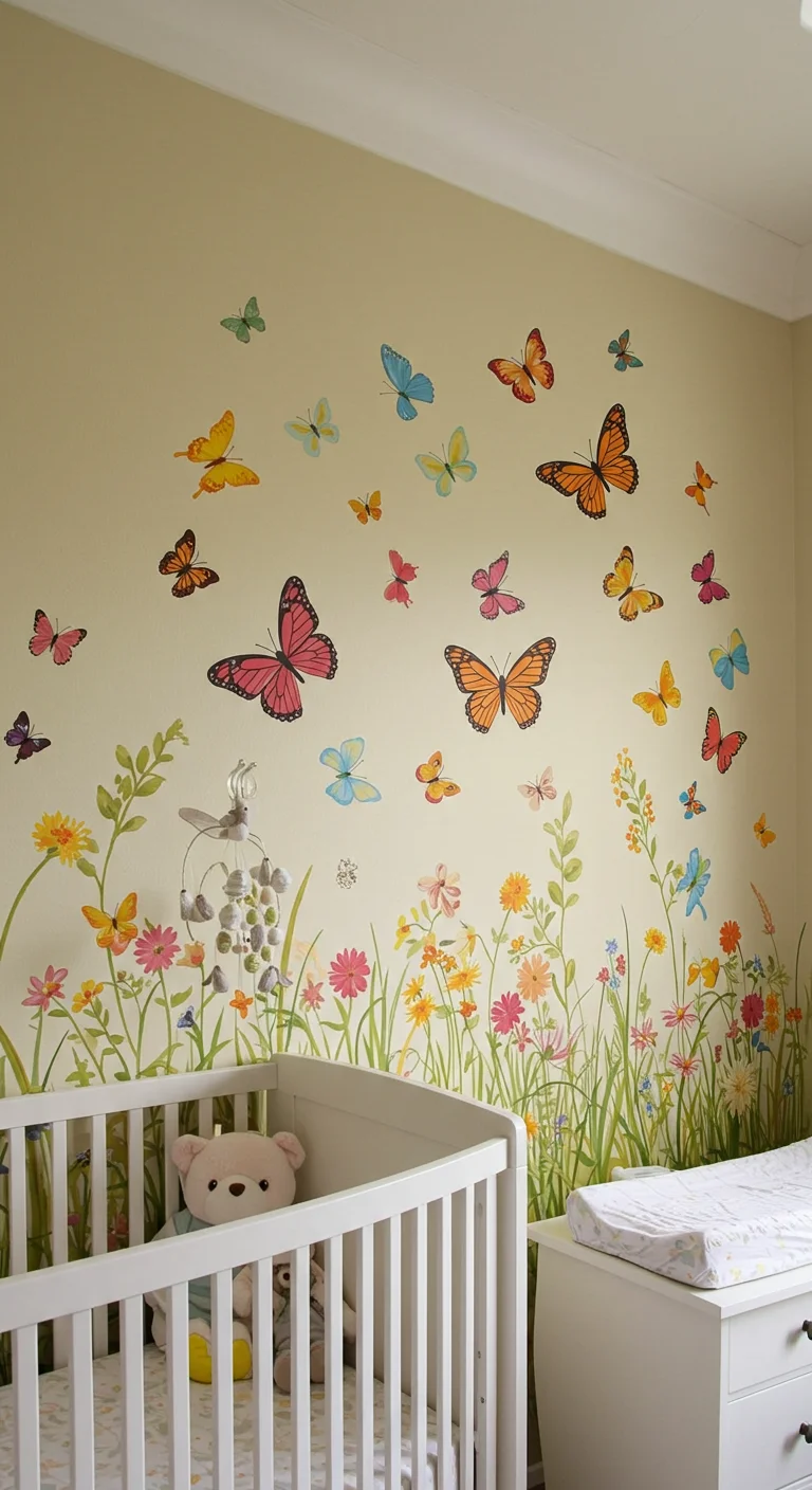 15. Butterfly Decals: Instant Charm for Any Wall