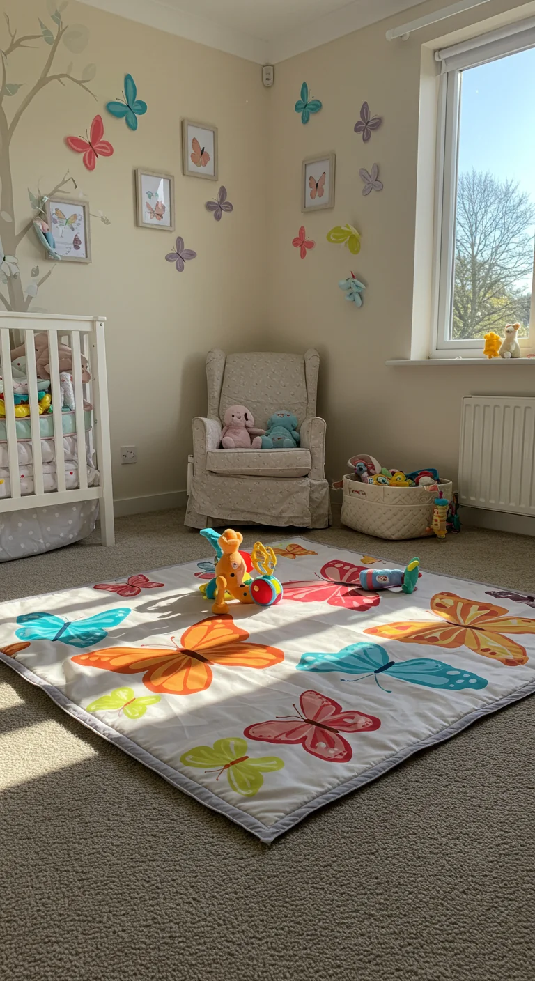 19. Enchanted Butterfly Play Mat: Soft Space for Exploration