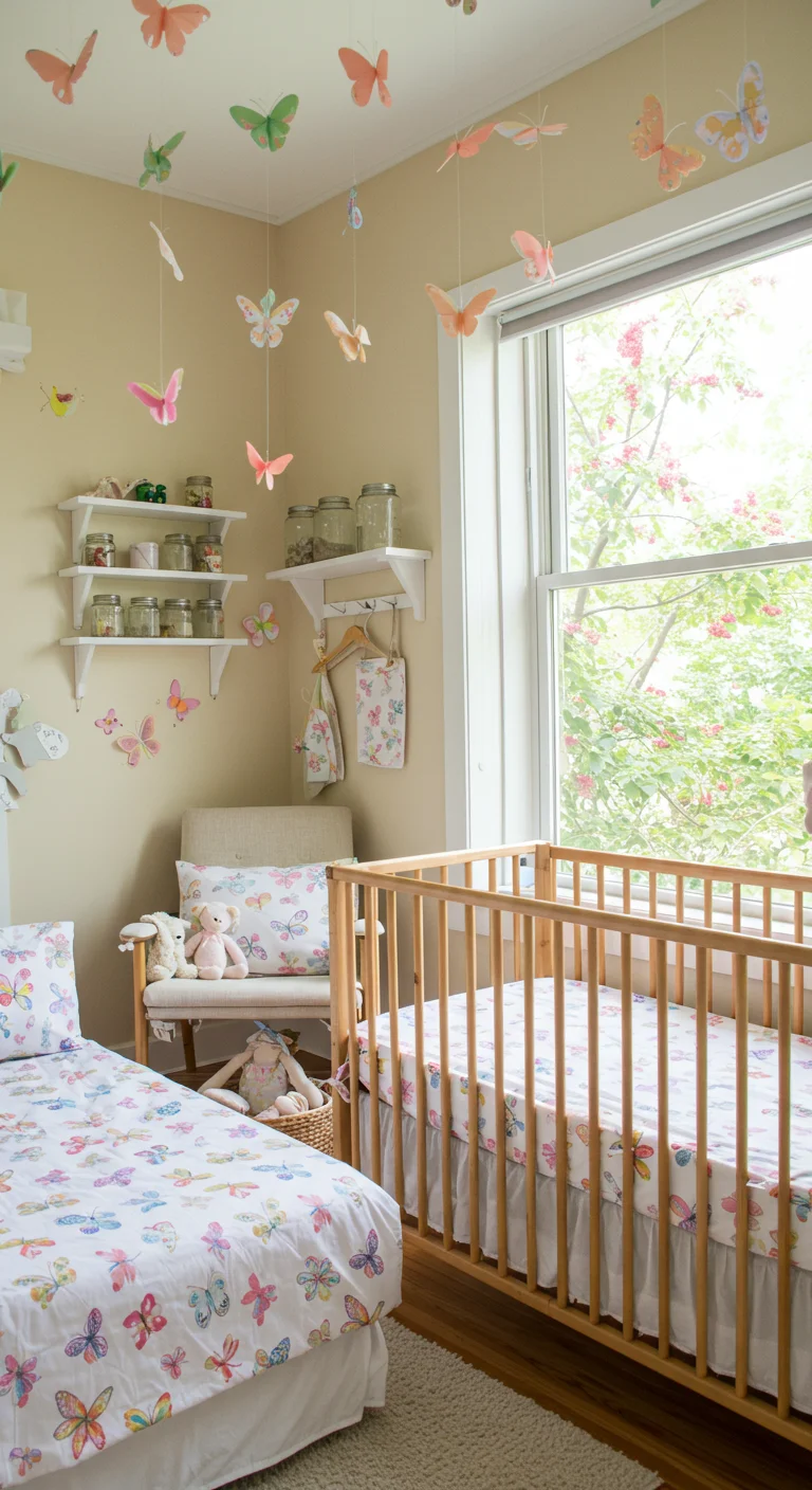 26. Eco-Friendly Butterfly Nursery Ideas: Sustainability Meets Style