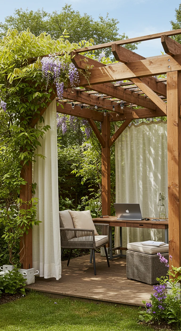 12. The Pergola Paradise: Shade and Style Combined