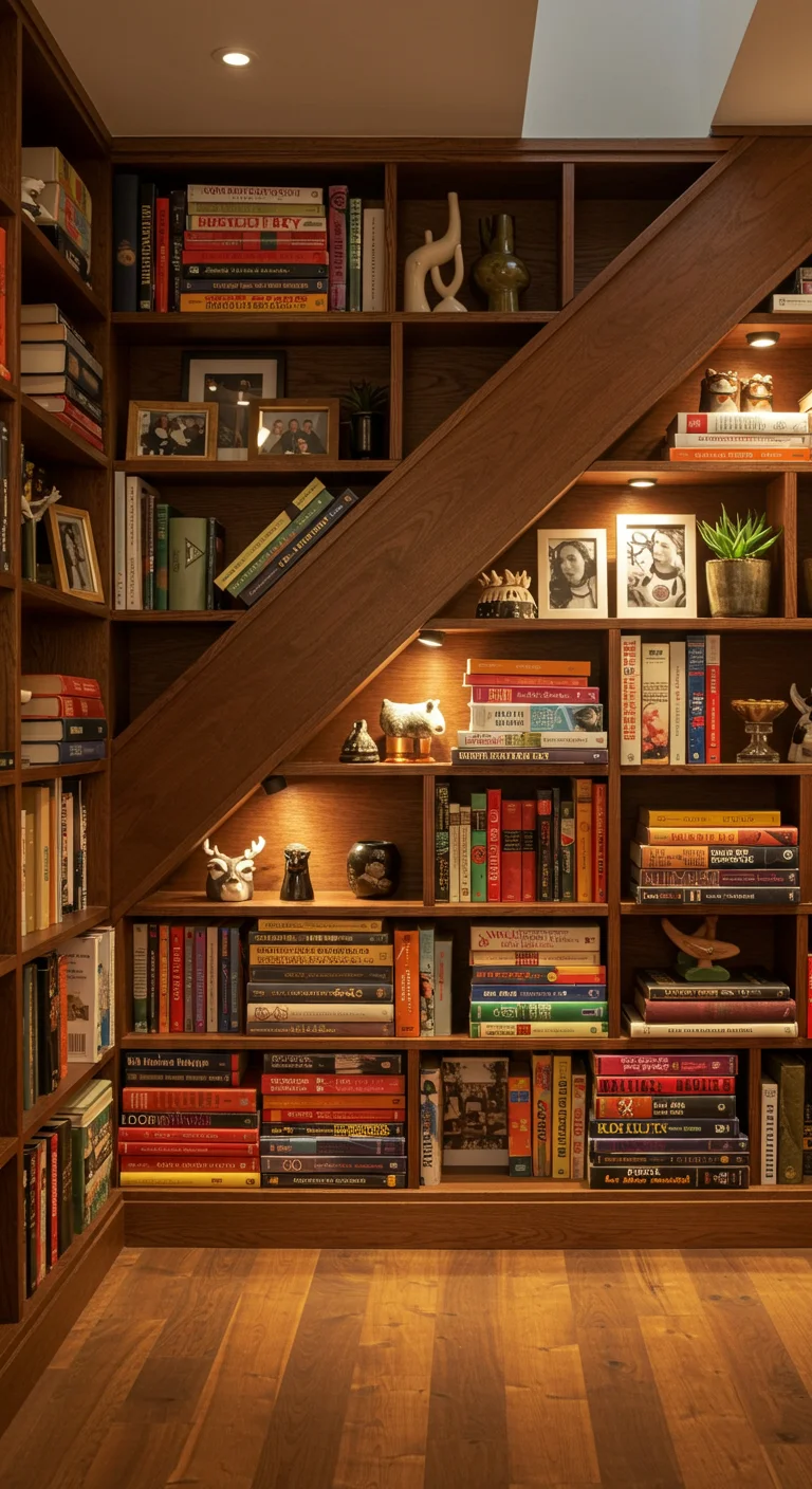 7. Decorative Bookcase: Turning Books into Art