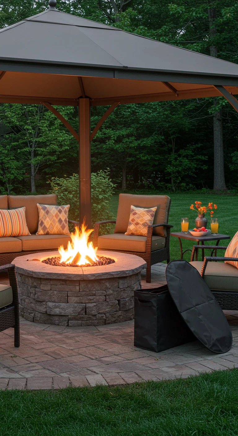 19. Weather-Proofing Your Fire Pit Setup