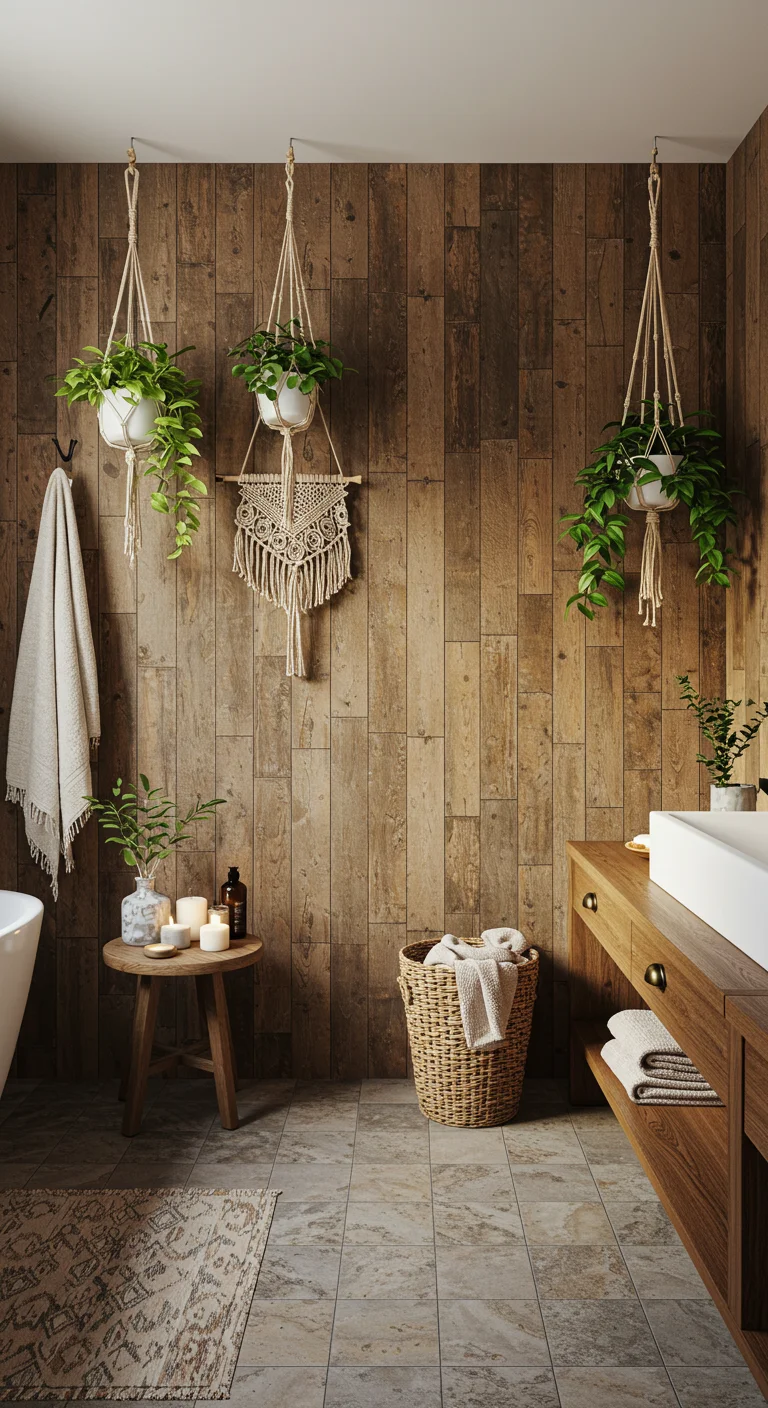 2. Textured Walls: Adding Depth with Natural Materials