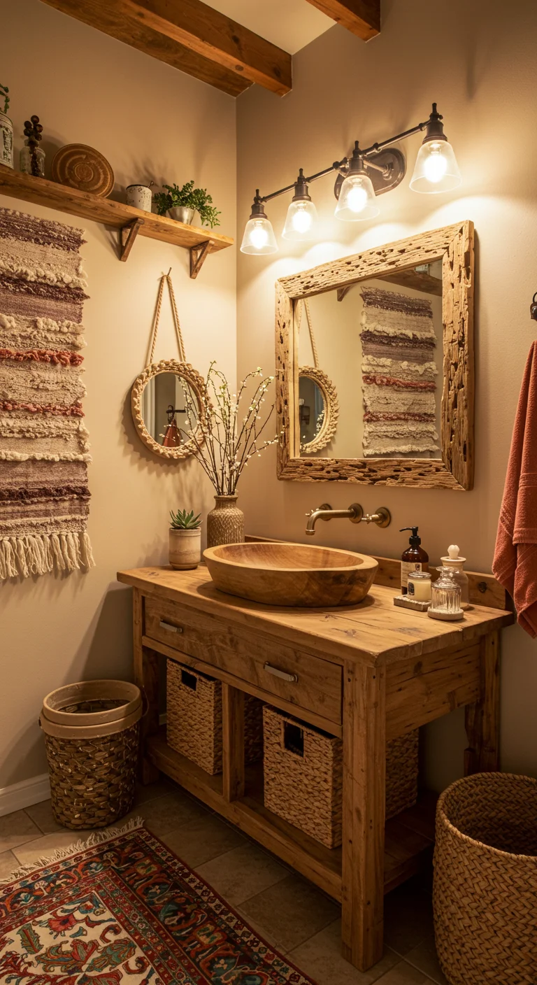 10. Rustic Revival: Using Wood Elements for Warmth