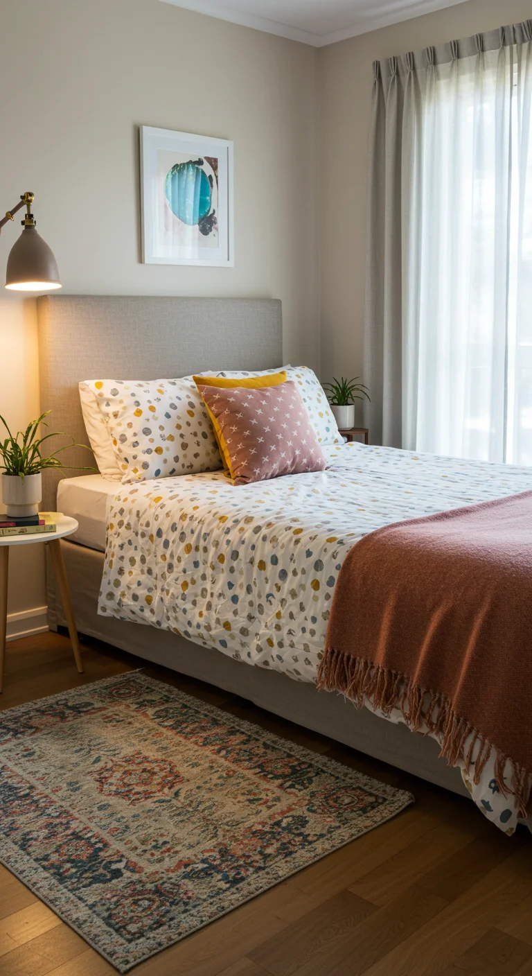 7. Layered Textiles: Creating Comfort in Compact Spaces
