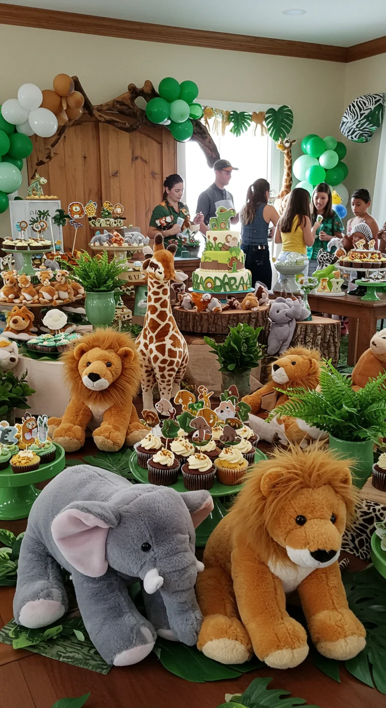 Playful Pals: Animal Safari Theme