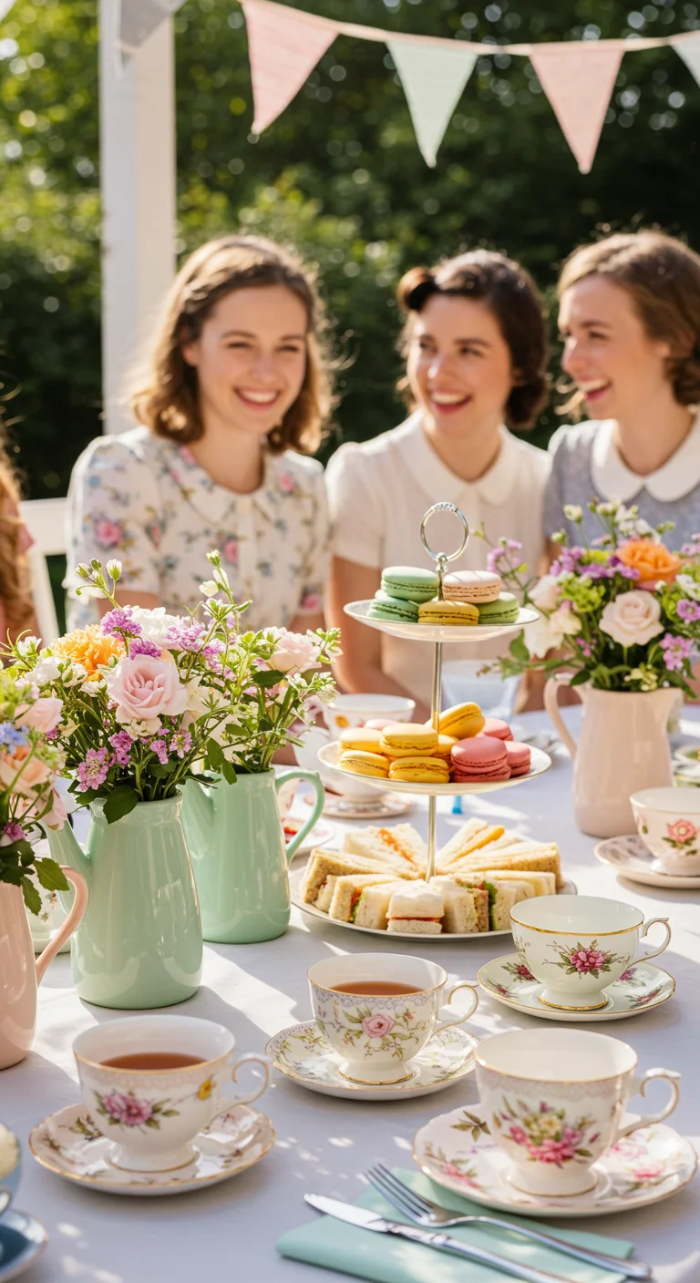 Vintage Charm: Retro Tea Party