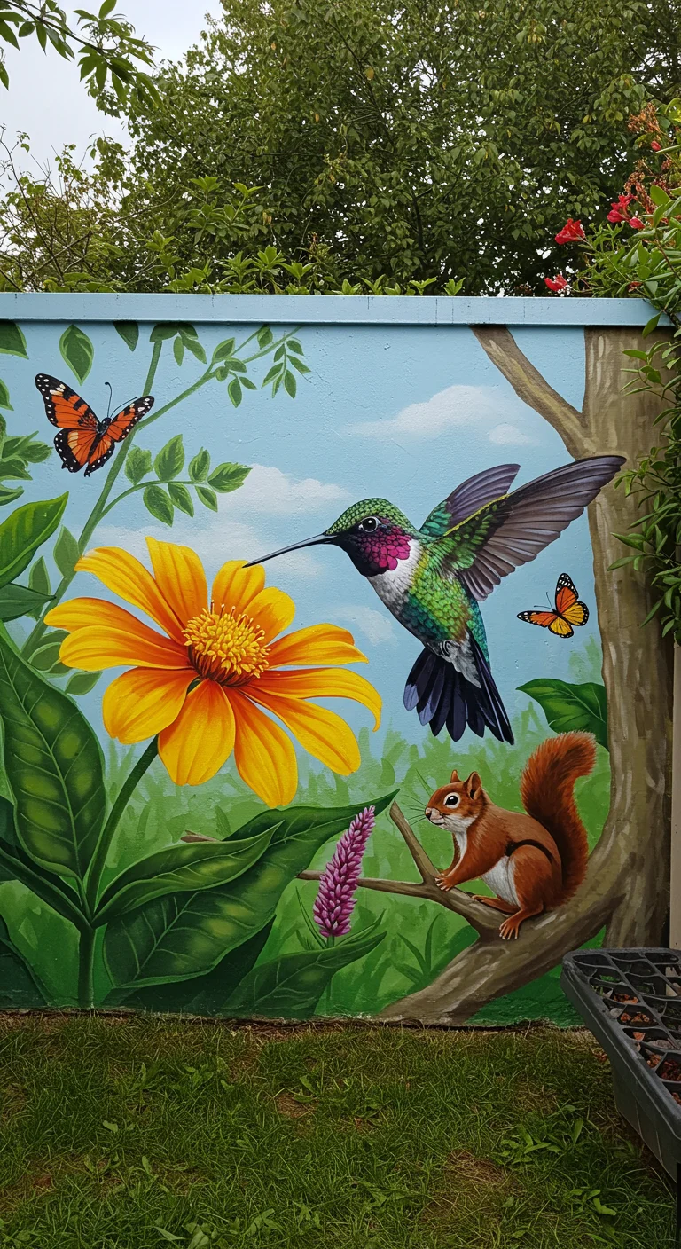 7. Animal Kingdom: Wildlife Wonders for Garden Walls