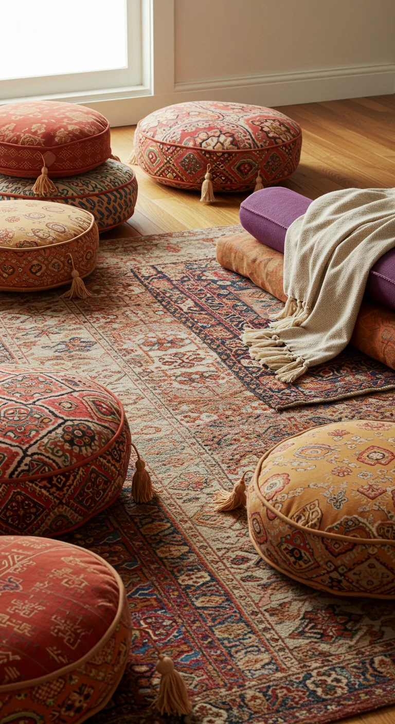 3. Cozy Textiles: Rugs, Cushions, and Throws for Comfort