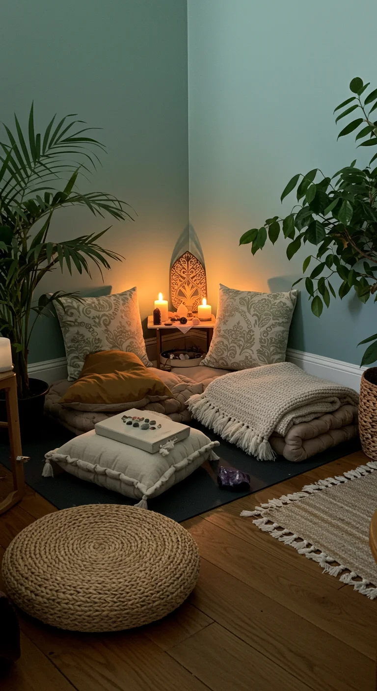 9. Meditation Corners: Crafting Your Personal Zen Zone