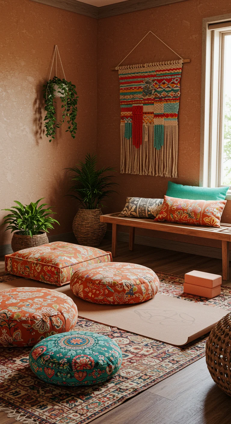 19. Colorful Accents: The Art of Mixing Patterns and Textures