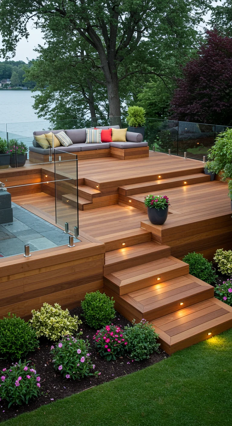7. Elevated Decks: Maximizing Views with Multi-Level Patios