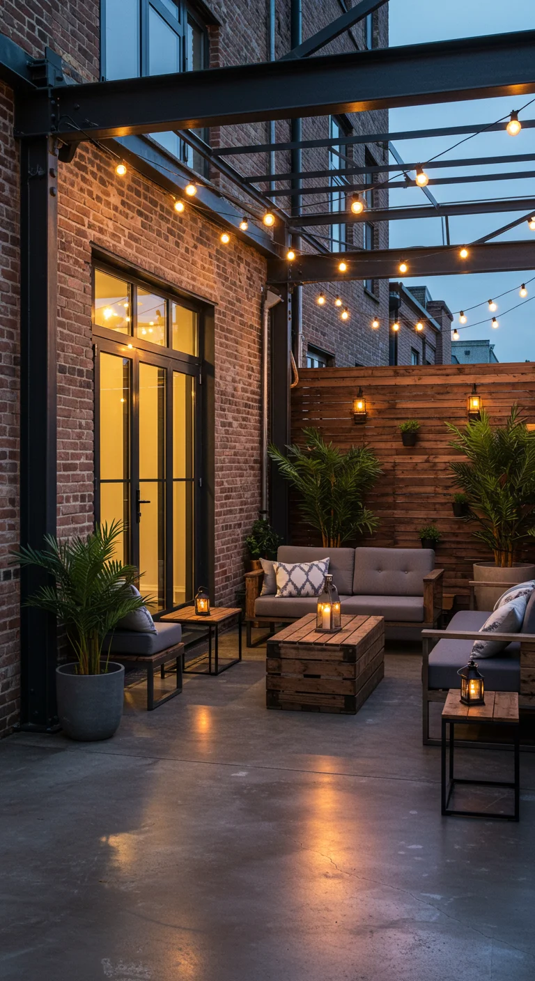10. Industrial Edge: Urban Style with Metal and Concrete