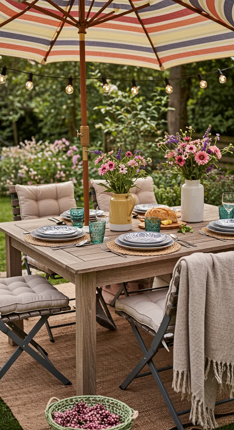 14. Dining Al Fresco: Stylish Setups for Outdoor Meals