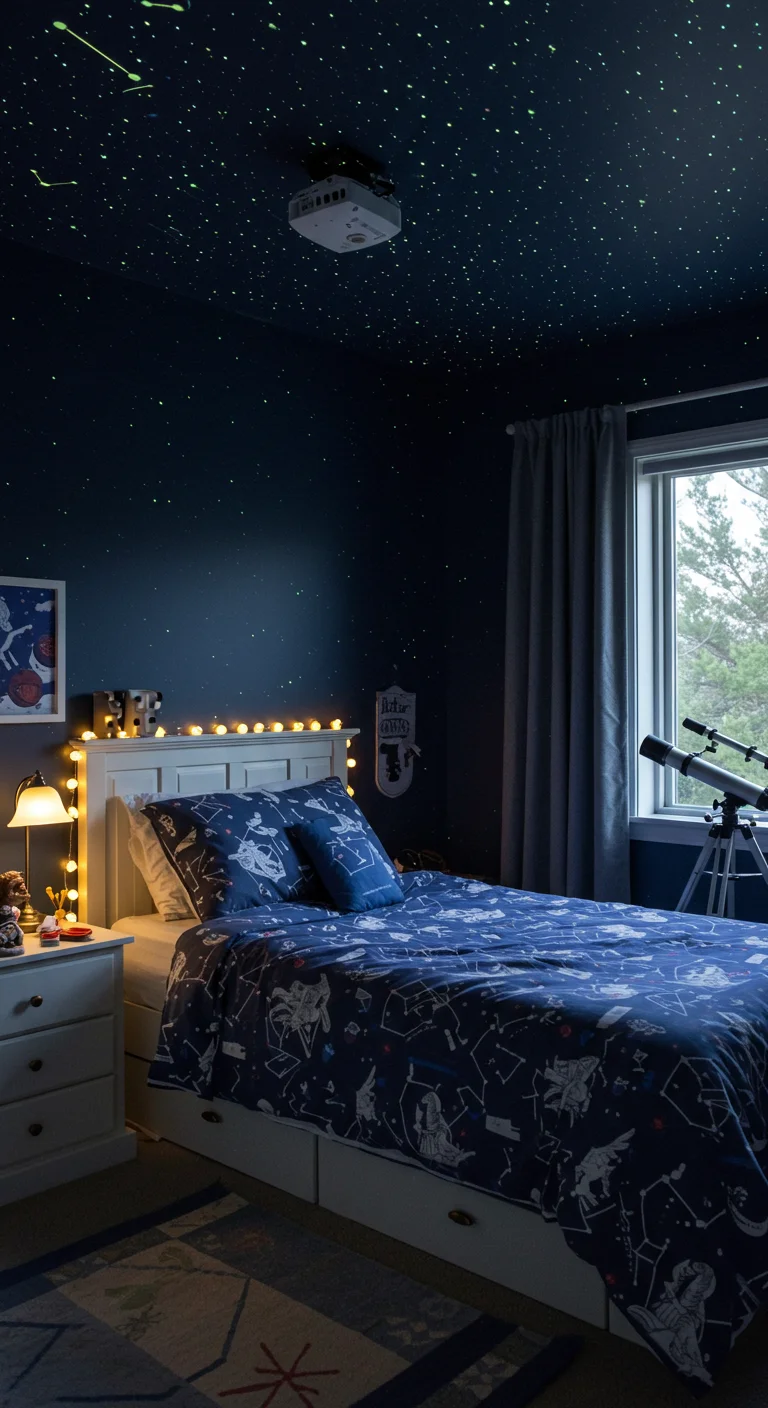 17. Under the Stars: A Celestial Theme for Night Owls