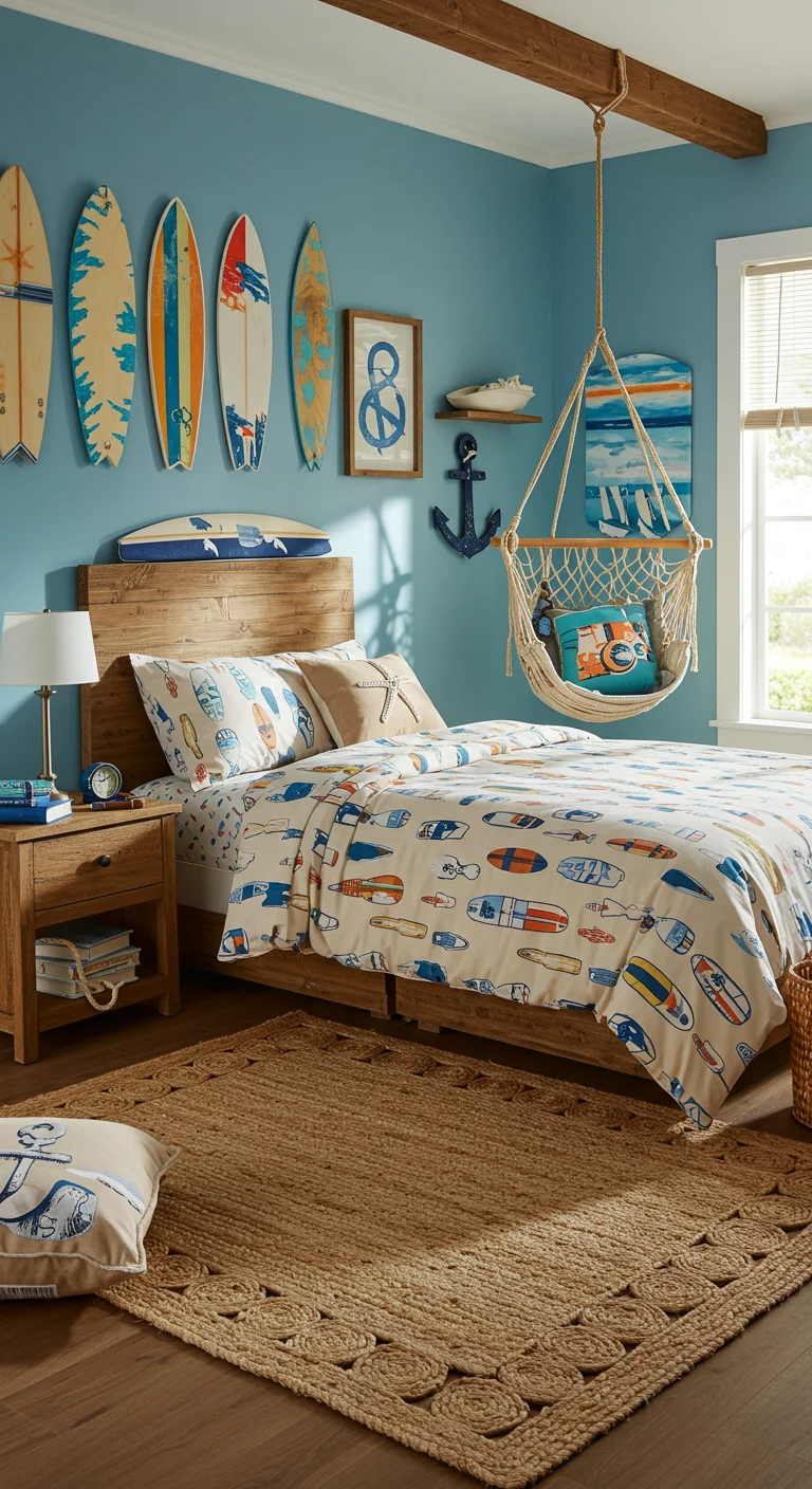 20. Beach Retreat: Nautical Themes for Surf Lovers