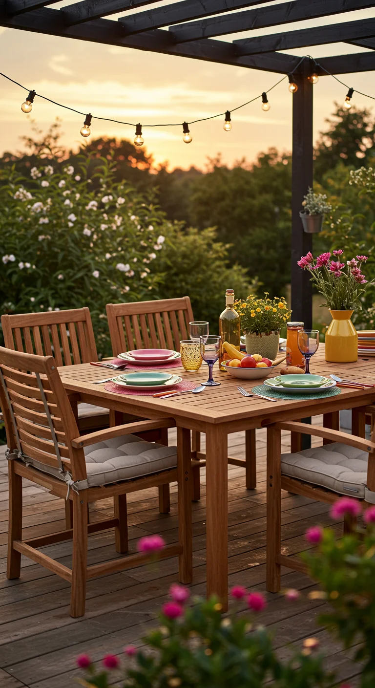 8. Outdoor Dining: Chic Sets for Al Fresco Feasts