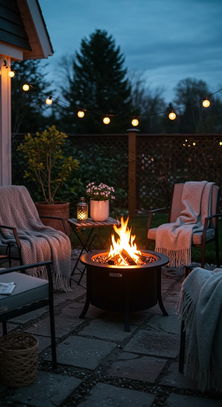 8. Portable Fire Pits: Affordable Warmth and Ambiance for Small Patios