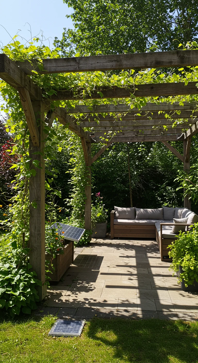 6. Eco-Friendly Designs: Sustainable Pergola Ideas