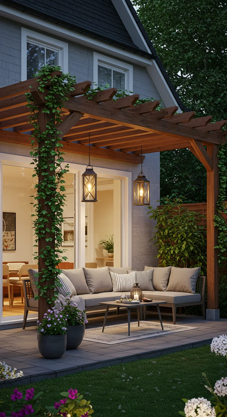 13. Pergola Extensions: Seamlessly Expanding Your Home