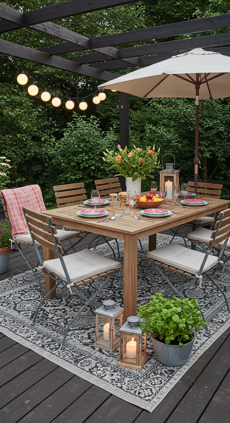 9. Dining Delight: Setting Up the Perfect Outdoor Dining Area