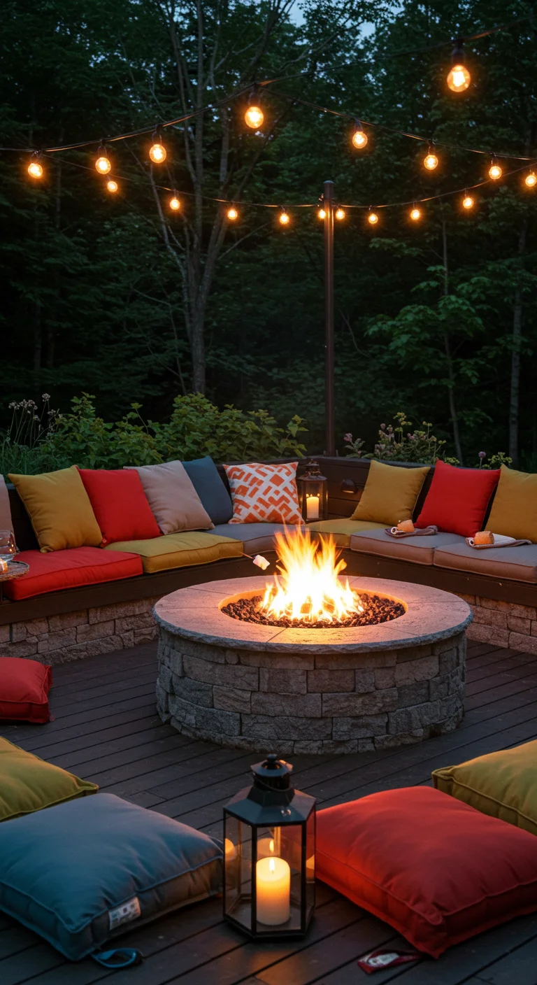 4. Fire and Glow: Stunning Outdoor Fire Pit Designs