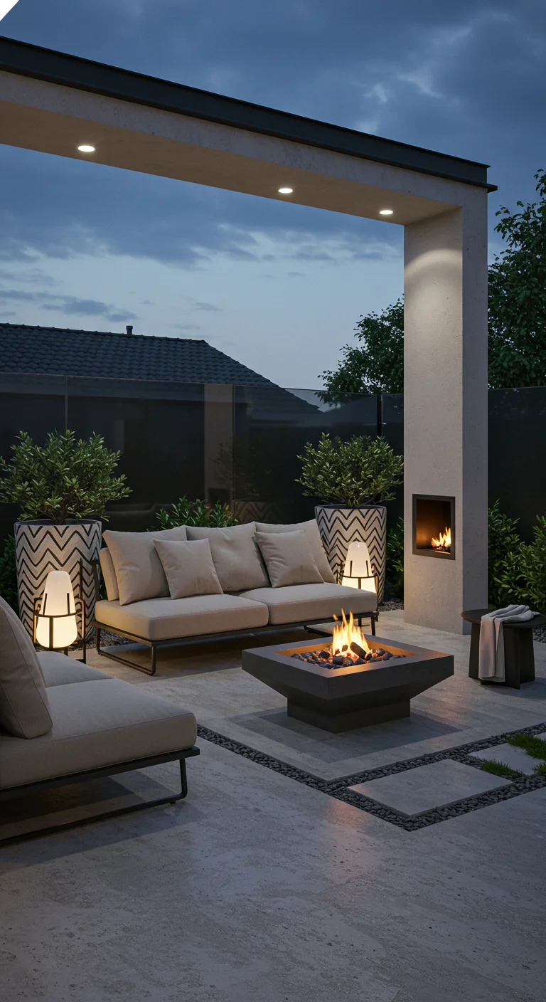 9. Modern Minimalism: Sleek and Simple Patio Designs