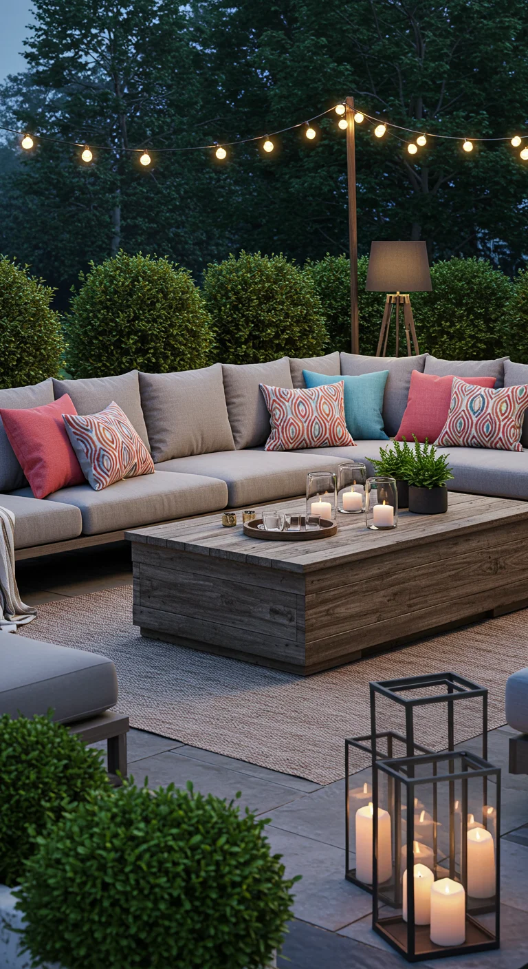 13. Lounge Luxe: Chic Outdoor Seating Ideas