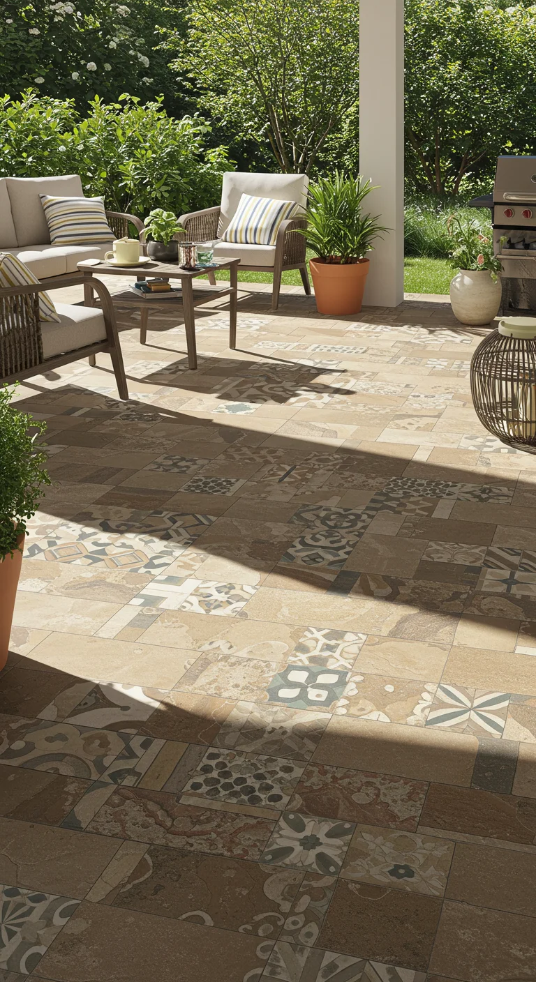 14. Tile Trends: Decorative Outdoor Flooring Options