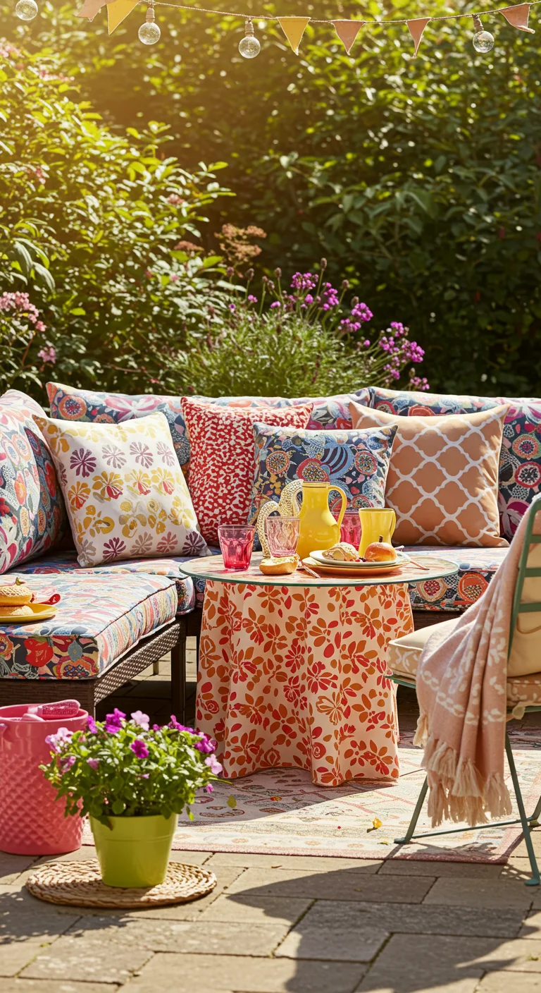 19. Playful Patterns: Using Textiles for a Fun Vibe