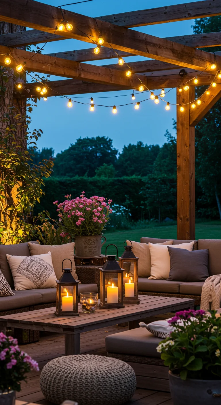 27. Firefly Evenings: String Lights for Magical Ambiance