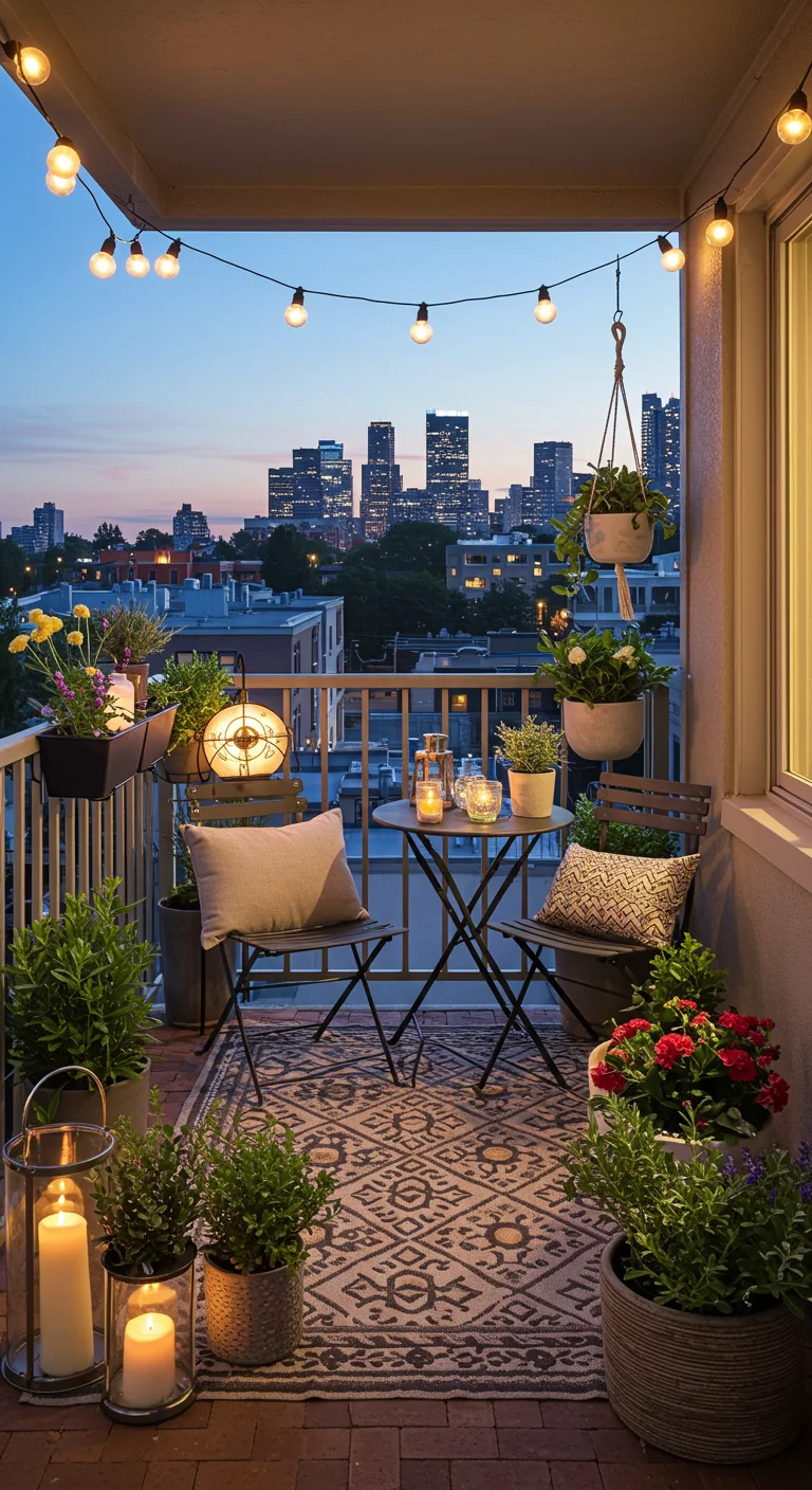 28. Urban Escape: Balconies Transformed into Patios